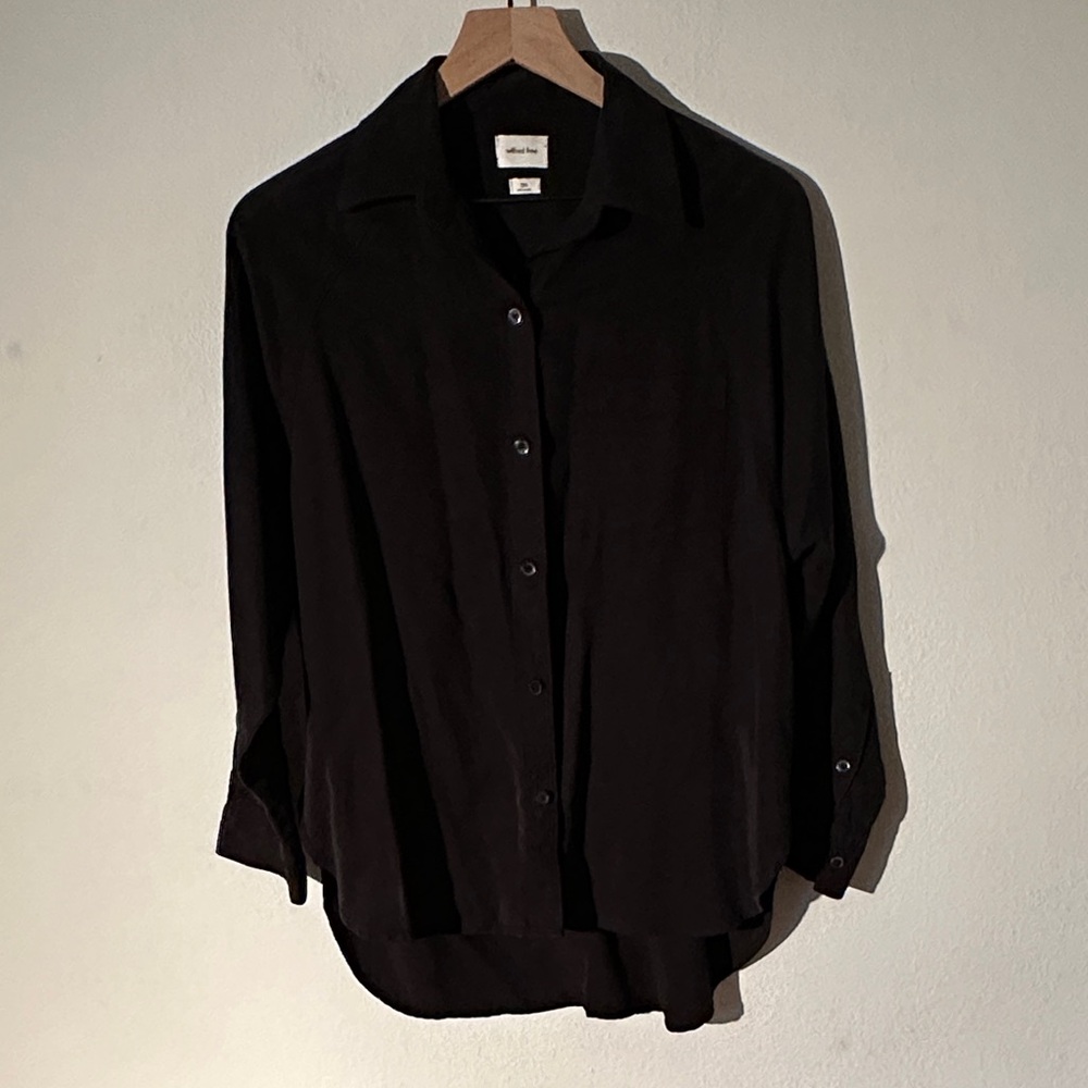 ARITZIA Wilfred Free Button-Up Tencel Shirt